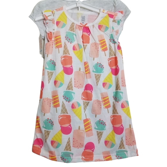Just One You Carter's Ice Cream Themed 3 Piece PJs - Picture 3 of 4
